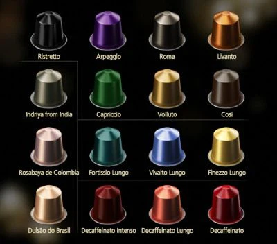 Nespresso coffee pods